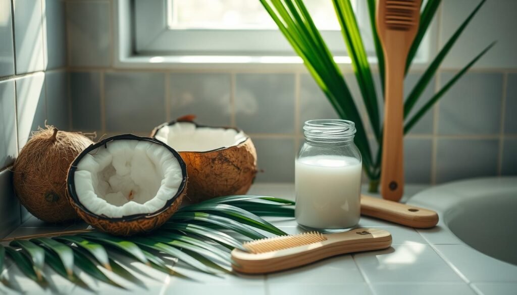 Dandruff Home Remediy: Coconut Oil