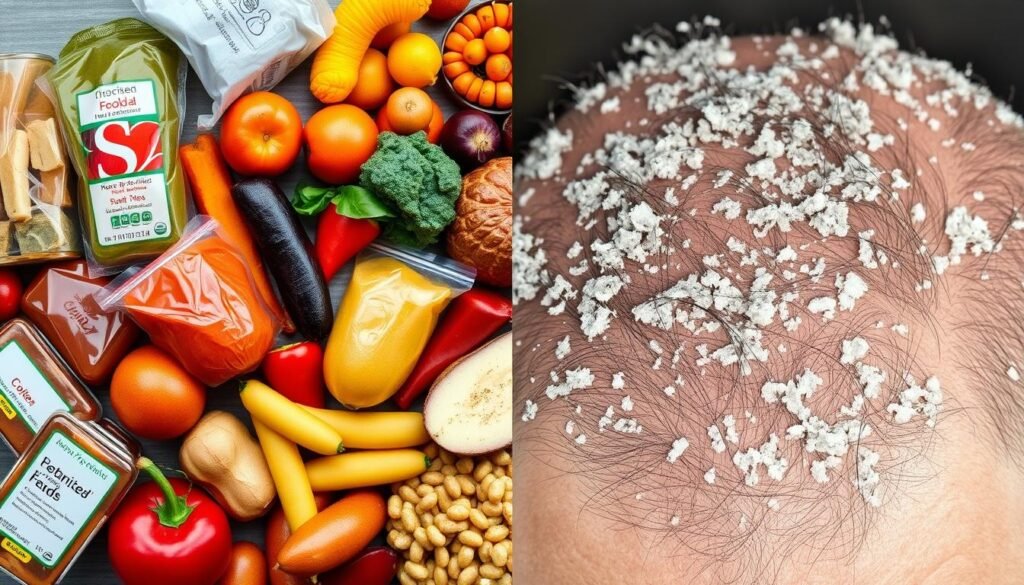 Food Additives and Preservatives Impact on Scalp Health