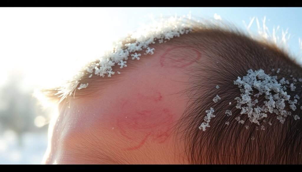 Impact of Harsh Weather on Scalp