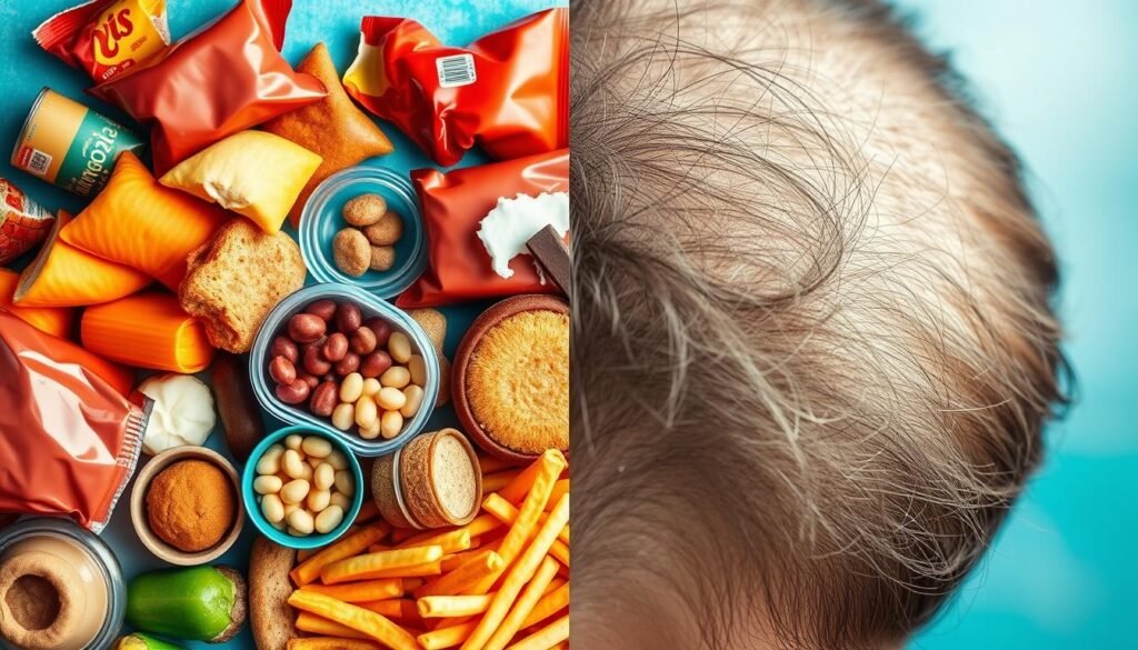 Processed Foods and Dandruff