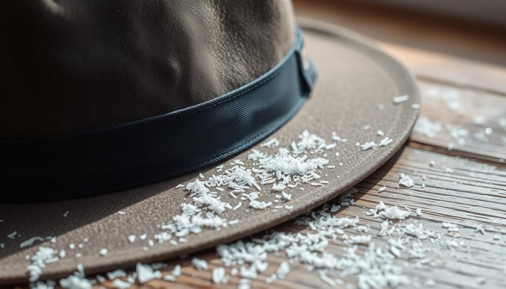 Wearing Hats with Dandruff