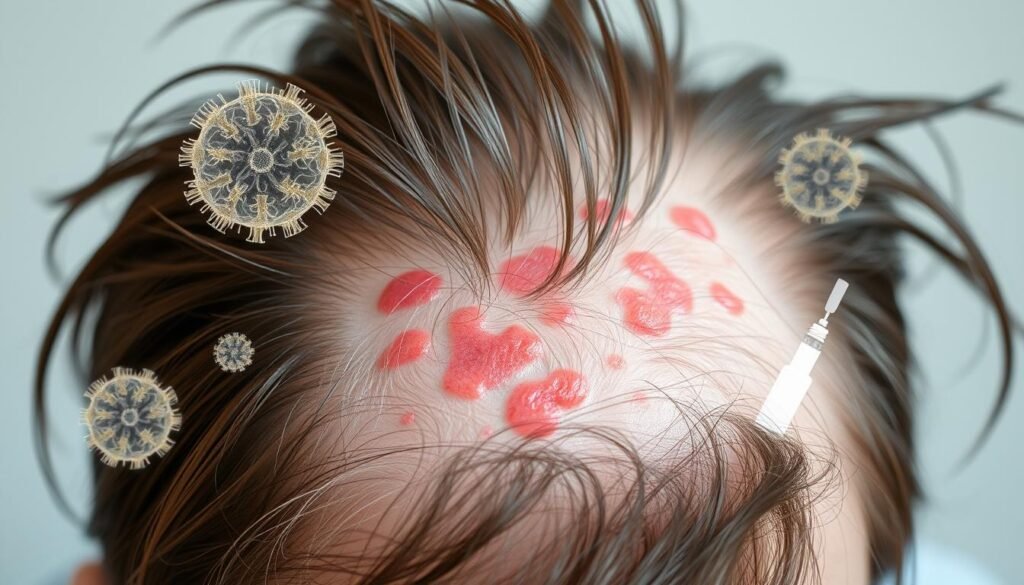 allergic reactions causing scalp irritation