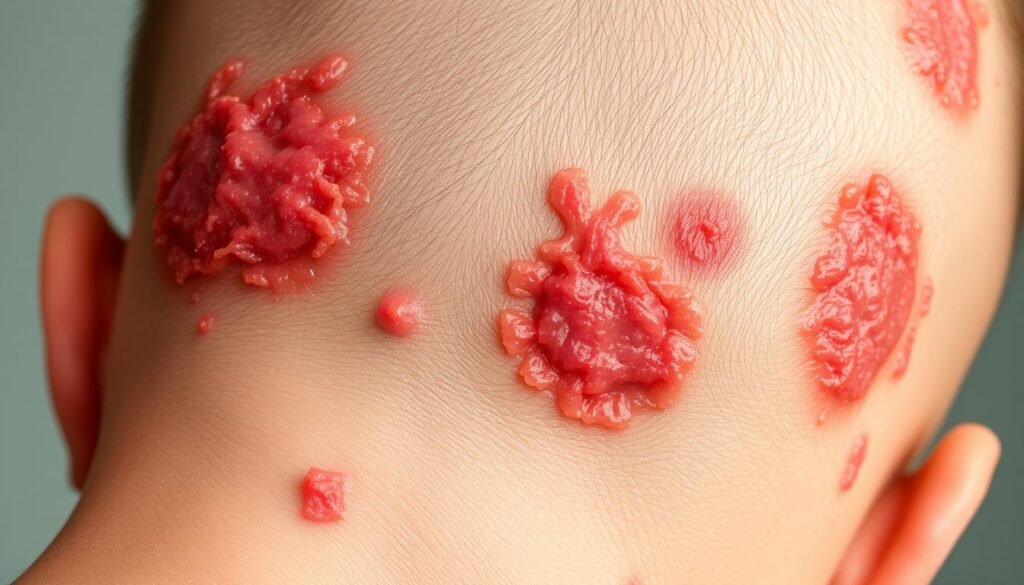 areas affected by seborrheic dermatitis