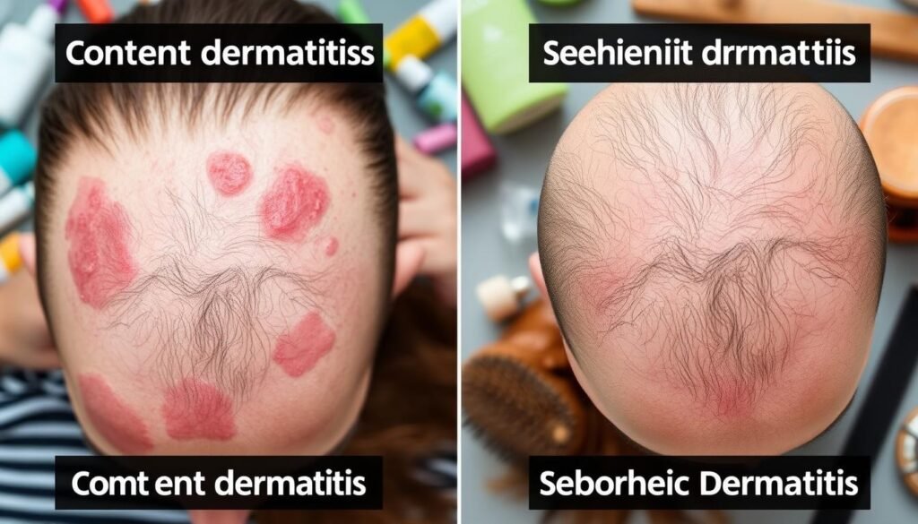 contact dermatitis and seborrheic dermatitis causes