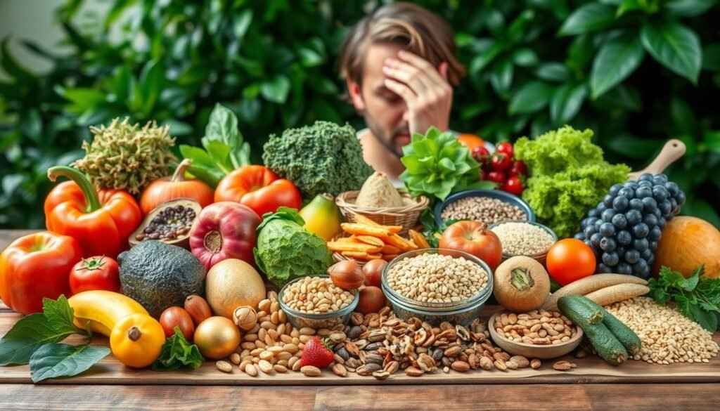 diet influences dandruff