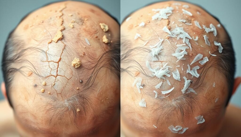 dry scalp and dandruff difference