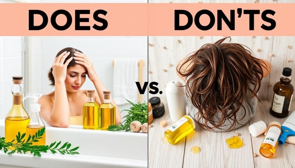 hair oil dos and don'ts