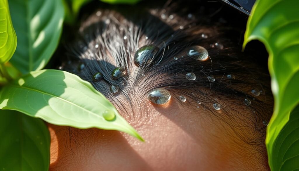 hydration and healthy scalp