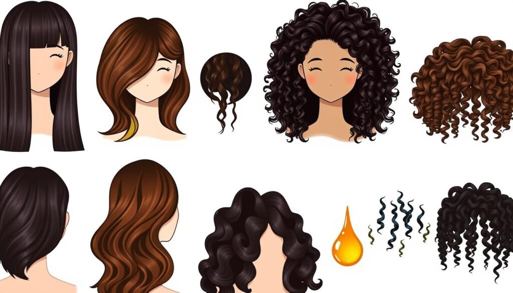 identifying hair type for hair care routine