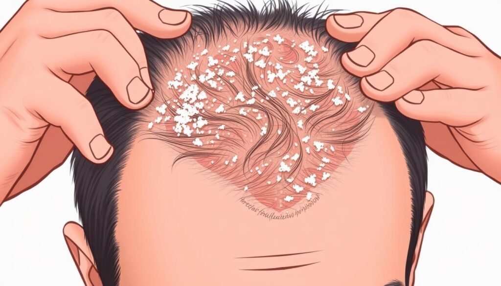 scratching related hair loss