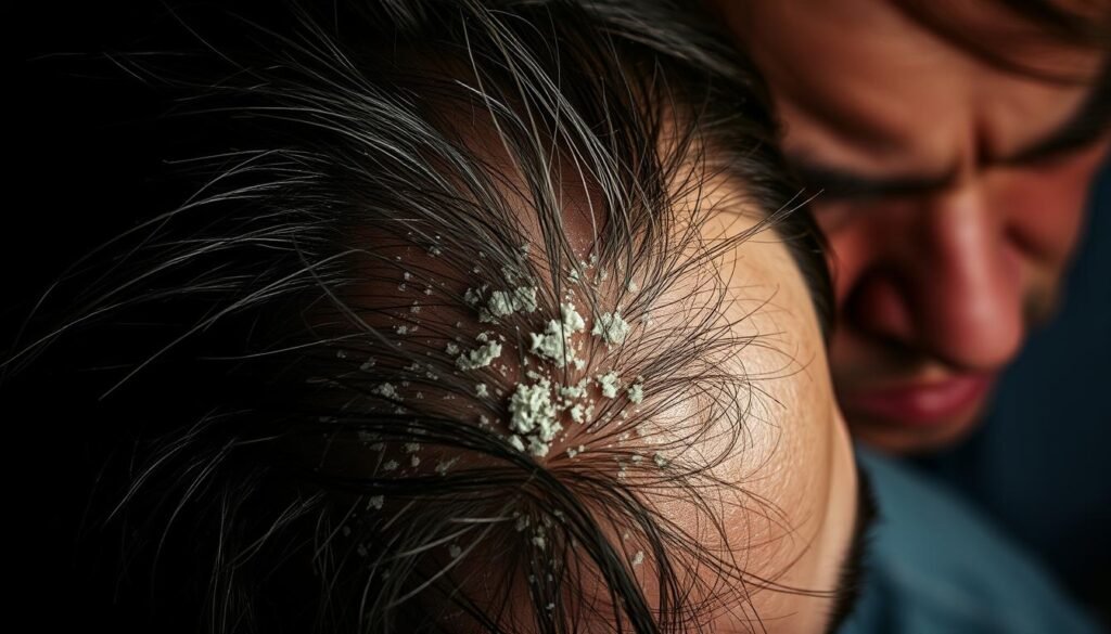 stress and dandruff